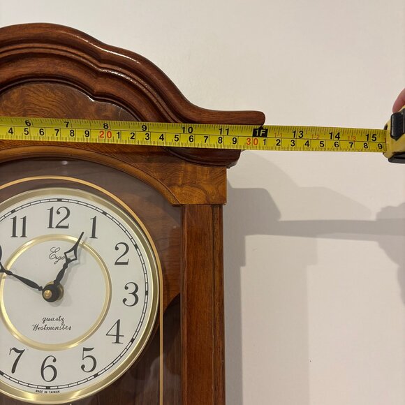 Ergo Westminster quartz wooden wall clock - Picture 4 of 11